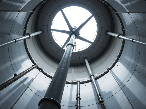 酸碱废气处理塔,多层填料塔结构,防腐材料制作,管道连接规范