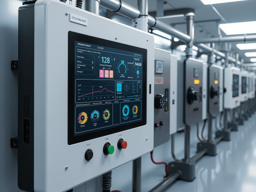 烟气在线监测系统,设备显示屏幕清晰,操作界面友好,仪表盘齐全